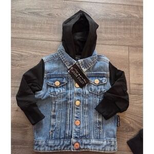 Little bipsy toddler boy jean jacket 6-12 mos